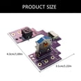 thumbnail image 3 of Hot Swap Microswitch Button Board for GPRO Wireless Mouse WeldingFree Motherboards with Gold Encoders, 3 of 4