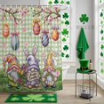 thumbnail image 5 of Spring Gnomes Easter Shower Curtain Set with Hooks, Happy Easter Color Eggs Tree Waterproof Fabric Bathroom Curtains Decor Home Accessories,72 X 84 Inch Extra Long, 5 of 9