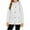 #-008 White, variant on JULMCOMO Rain Jacket Womens Waterproof Longsleeve Fall Raincoats Trendy Zip with Hood Windproof Warm Lightweight Plus Size Overcoat with Pocket Red XXL