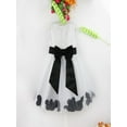 thumbnail image 4 of renvena Flower Girl Dress Wedding Infant Toddler Flower Petals Tulle Layer Maxi Dress, 4 of 7