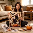 thumbnail image 6 of Halloween Diamond Art Kit, Diamond Painting for Adults, Witch Halloween Decor, Spooky Halloween Wall Art, 30Cm X 40Cm Round Diamond Canvas Complete Craft Supplies, 6 of 7