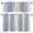 Blue, variant on 3 Piece Kitchen Curtains and Valances Set Ombre Sage Green Striped Cafe Curtains 24 Inch Length Farmhouse Modern Stripes Valance & Tier Curtain for Living Room Bedroom Small Window 54"x18"+27"x24"*2