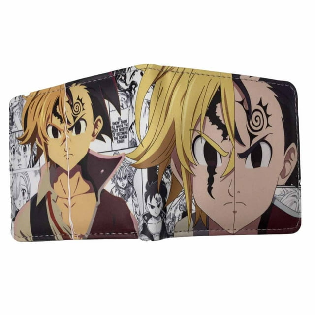 Los personajes de anime Wallet Seven Deadly Sins de Meliodas son delgados