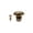 Gold, variant on Gold Bathroom Sink Stopper Pop Up Drain Plug Replacement Core with Anti-Clogging Basket Strainer Odor-Proof Washbasin Hair Catcher Bullet Core for Bathroom