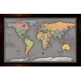 thumbnail image 1 of Homemagnetics Carte Magnétique du Monde Moderne 37 x 25, 1 of 5