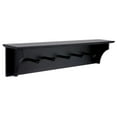 thumbnail image 2 of kieragrace KG Traditional  Foster Wall Shelf with 5 Pegs Black Engineered Wood, 2 of 6