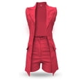 thumbnail image 2 of CONJUNTO SHORT Y CHALECO LARGO RojoGrande, 2 of 3