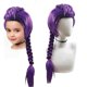thumbnail image 5 of Long Purple Braided Children'S Wig Stage Cosplay Wig Group Idol Hair Prop, 5 of 5