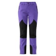 thumbnail image 5 of ATOGUTA Ski Girl Pants Warm Fleece Windproof Water Proof Outdoor Hiking Ski Pants Size 4T-13, Purple, 5 of 6