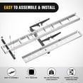 thumbnail image 6 of Nilight Motorcycle Hitch Carrier 400LBS, Lightweight Robust Aluminum Dirt Bike Hitch Hauler with 55.11" Longer Ramp, Pin Lock, Tie-Down Strap and Tightener, 2" Receiver, 5" Wide Tire, 6 of 9