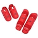 thumbnail image 5 of Protectores de empeine y espinilla, protector de piernas, protector elástico de tobillo, patada para pies y rojo, 5 of 6