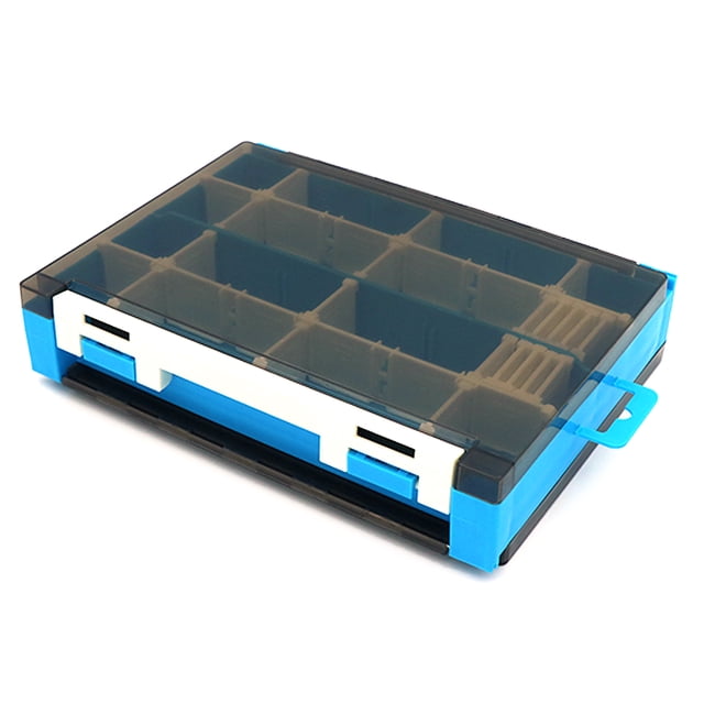 Estuche de almacenamiento de pesca de doble cara Caja de cebo Señuelos Organizador Pesca yeacher PescaBolsa