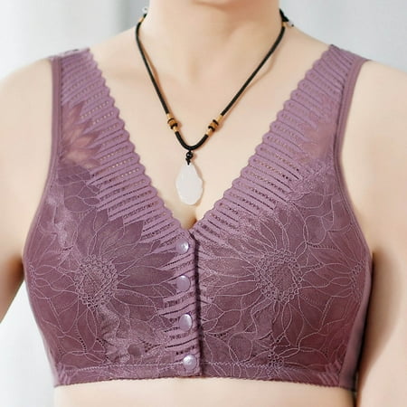 pstuiky Nursing Bras  Women Wireless Large Size Pull Together Bra Comfortable Underwear Plus Size Bra Underwear Clearance