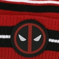thumbnail image 2 of Deadpool Logo Red & Black Cuff Beanie, 2 of 4
