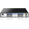 thumbnail image 1 of Conmutador PoE Goalake de 19 puertos Gigabit PoE+ de 240 W con 2 puertos de enlace ascendente, 1 of 9