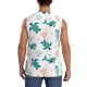 thumbnail image 4 of Balery Turtles And Seahorses Camisetas sin mangas para hombre, absorbe la humedad y protege contra el mal olor.-Small, 4 of 7
