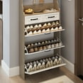 thumbnail image 6 of Sumdeal Modern Shoe Cabinet with Storage Drawers,OAK, 6 of 10
