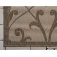 thumbnail image 5 of Unique Loom Outdoor Botanical Collection Area Rug - Gate (2' 2" x 3' 1" Rectangle Brown/Beige), 5 of 10
