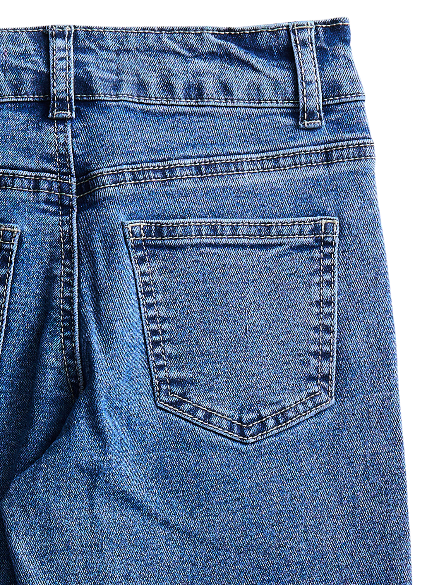 Gogo Star Girls Embroidered Cherry Straight Leg Jean, Size 5–18
