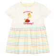 thumbnail image 3 of Inktastic Wild About My Granny Girls Baby Dress, 3 of 5