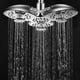 thumbnail image 4 of Cabezal de ducha de 9,5 pulgadas para el hogar, hotel, baño, cabezal de ducha de lluvia de alta presión, rociador de baño montado en la pared Advancent HA5278-00B, 4 of 6