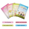 thumbnail image 3 of POINTERTECK Writing Copybook Kids Handwriting Practice Book Children Reusable Groove Magic Copybook, 3 of 7