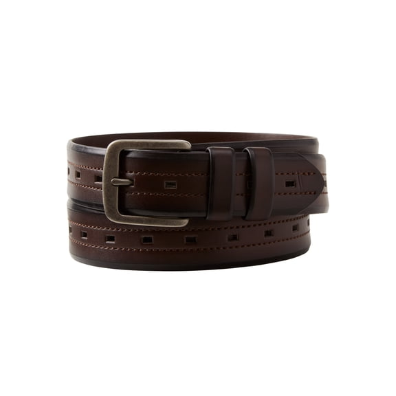 KingSize Men's Stitched Leather Belt