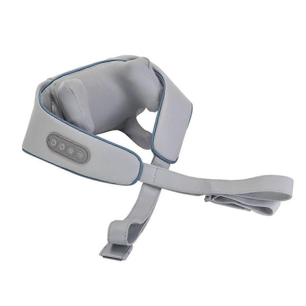 Manta de masaje eléctrica para cuello, espalda y hombros con calefacción, para masaje cervical y corporal completo.
