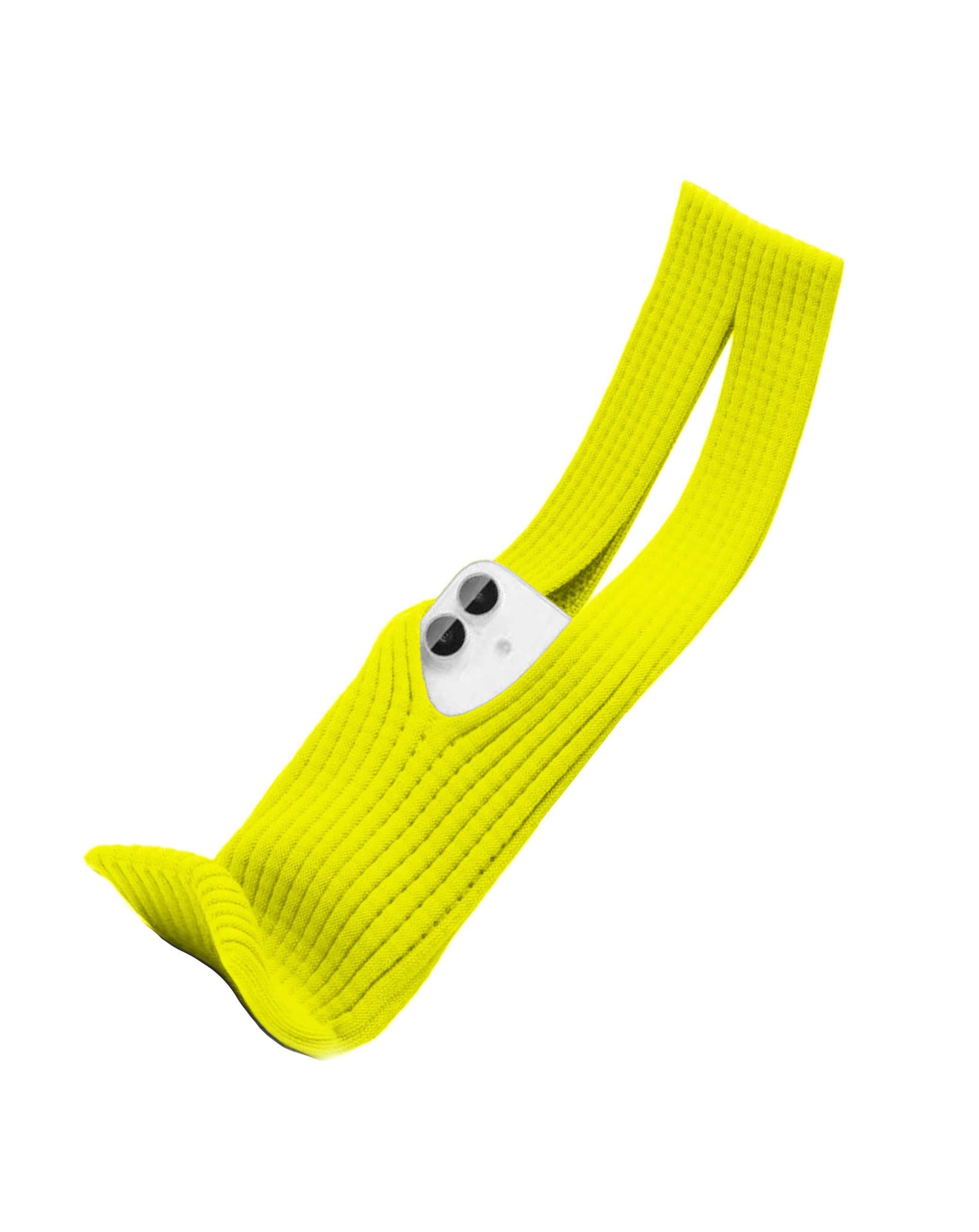 Short Cozy Stretch Phone Protector Sleeve - Yellow