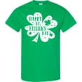 thumbnail image 3 of Inktastic Happy St. Patrick's Day Shamrock Silhouette T-Shirt, 3 of 5