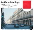 thumbnail image 5 of FUTUREORYY 4 Pcs Drapeaux de Sécurité Routière en PVC Rouge pour Entretien de la Route et Urgences, 5 of 5