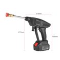 thumbnail image 2 of Autolavadora Irfora Lavadora de alta presión portátil de 12V 15A 30Bar Pistola de lavado inalámbrica con boquilla de generador de espuma Bomba de agua Rociador automático de jardín Lavadora de presión Irfora Autolavadora, 2 of 7