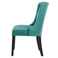 thumbnail image 6 of Side Dining Chair, Set of 2, Teal Blue, Velvet, Modern Contemporary, Kitchen Room Cafe Bistro Restaurant Hospitality, 6 of 9