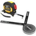 thumbnail image 3 of 360° Aluminum Mitre Gauge Angle Measuring Device Gauge Angle Ruler Goniometer Measuring Tool for Precise Mitre Cuts, 3 of 5