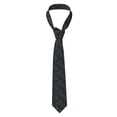 thumbnail image 2 of Gaeub Lavender Flowers Men's Classic Woven Jacquard Necktie Perfect for Weddings & Parties, 2 of 7