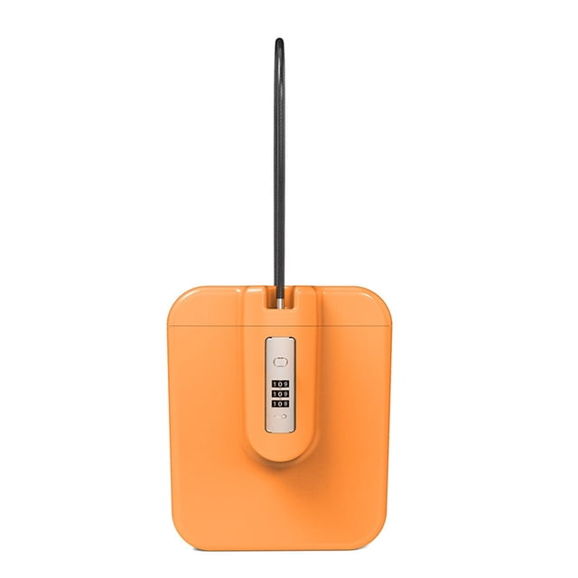 Portable Summer Beach Safe Box 3-Digit Code Lock with Steel Wire Outdoor Travel Security Storage