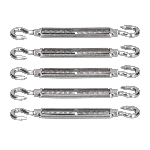 5 Pcs Tendeur avec Effet Élastique Réglable, pour Enrouler et Fixer des Câbles en Acier