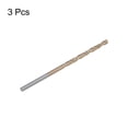 thumbnail image 3 of Unique Bargains 3 Pack 2.1mm Titanium Coated M42 High Speed Steel 8% Cobalt (HSS-E) Twist Drill Bits, 3 of 5