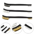 thumbnail image 4 of Lefu 5pcs Double Head Wire Brush Set Steel Brass Nylon Cleaning Polishing Metal Rust, 4 of 8