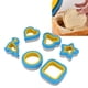 thumbnail image 5 of Cortador de sándwich molde cortador de pan de acero inoxidable 6 piezas dibujos animados reutilizables a prueba de óxido para queso para panqueques ANGGREK Otros, 5 of 8