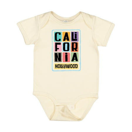 

Inktastic Hollywood California Vintage Gifts Gift Baby Boy or Baby Girl Bodysuit