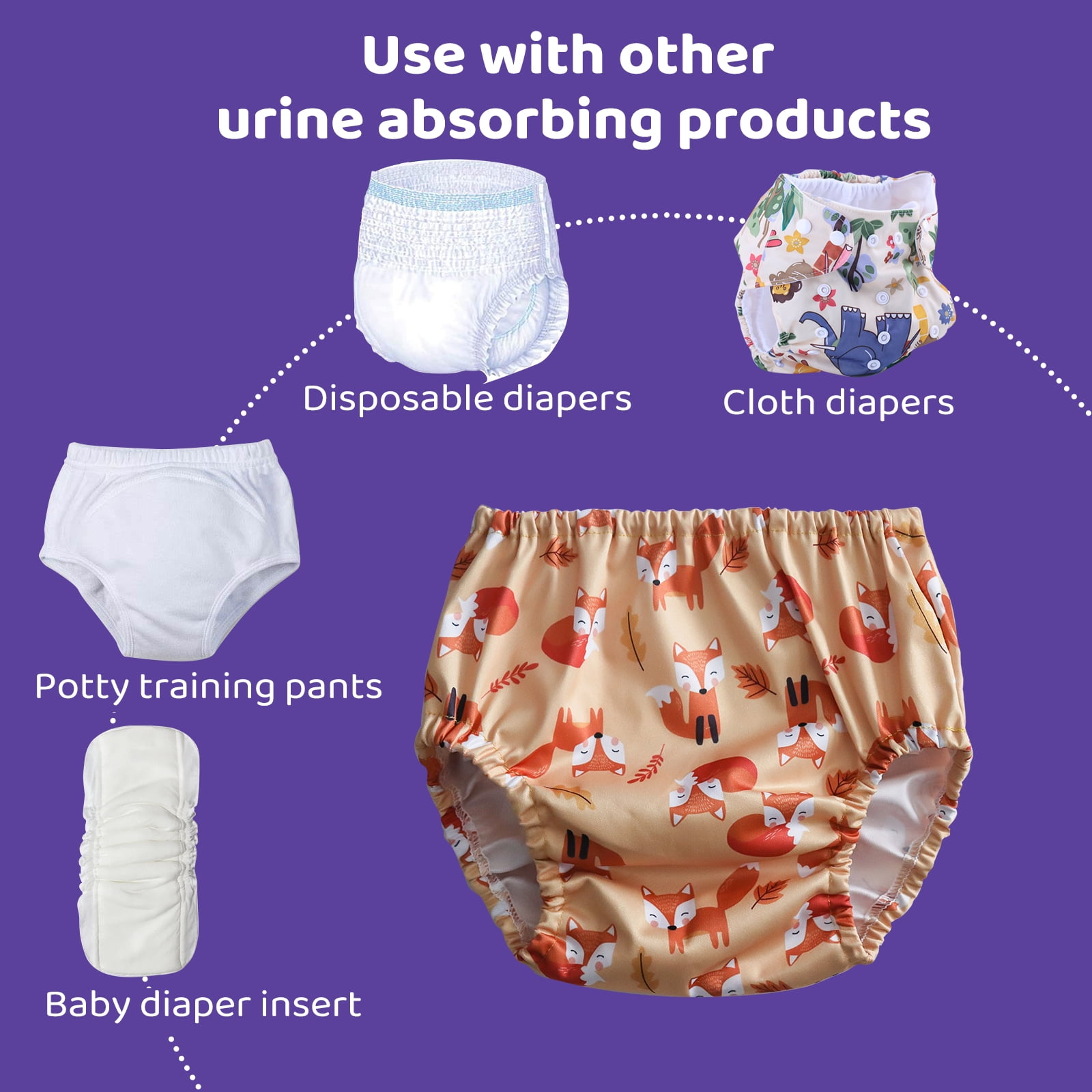 Rubber Training Pants for Toddlers Plastic Training Pants Plastic Diaper Covers Plastic Underwear Covers for Potty Training Rubber Pants for Toddlers Toddler Plastic Underwear for Toddlers 1t