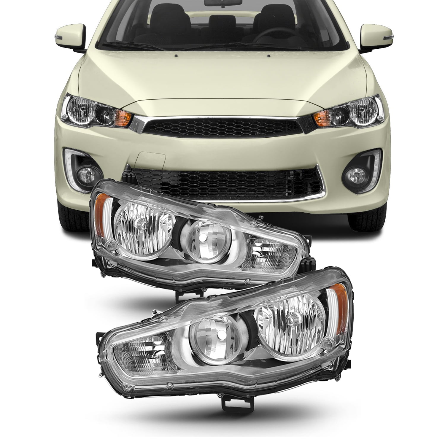 MOTORS For 0817 Mitsubishi Lancer GTS EVO {FACTORY STYLE} Headlight