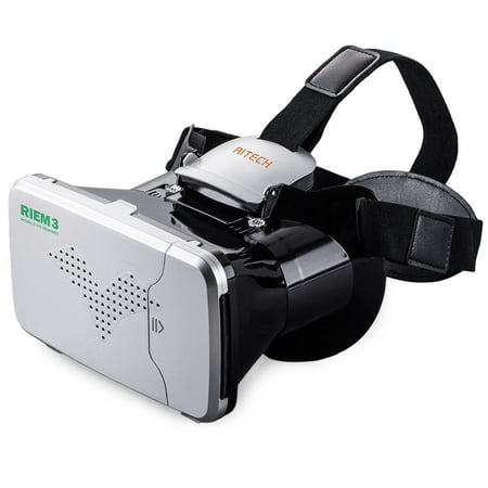 RITECH Riem III Virtual Reality 3D Head-Mounted Glasses with Remote Control