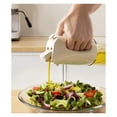 thumbnail image 6 of CHENjy Olive Oil Sprayer, 400ml Glass Oil Spray Bottle for Cooking, 2 in 1 Dispenser with Drip Free Nozzle for Salad Fryer, Pink, 6 of 7