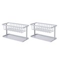 thumbnail image 2 of Yuarrent Fregadero de esponja Tidy Soap Storage Dish Drain Rack Organizador de cocina Estante de soporte Type1 NO1, 2 of 6