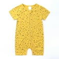 thumbnail image 2 of Utoimkio Newborn Summer Baby Boy Girl Rompers Zip-up Bodysuit One Piece Jumpsuit Short Sleeve Playsuit One Piece Outfit Clothes, 2 of 9