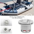 thumbnail image 2 of Peahefy PVC Boat Valve, PVC Air Gas Valve Cap Replacement for Inflatable Boat Dinghy Kayak Canoe, Kayak Valve Replacement, 2 of 8