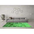 thumbnail image 3 of Ahgly Company Indoor Round Oriental Green Industrial Area Rugs, 3' Round, 3 of 4
