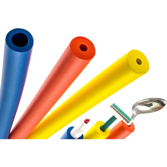 Impresa Foam Grip Tubing for Utensil Handles, Grip Aid Tools (6 pack)